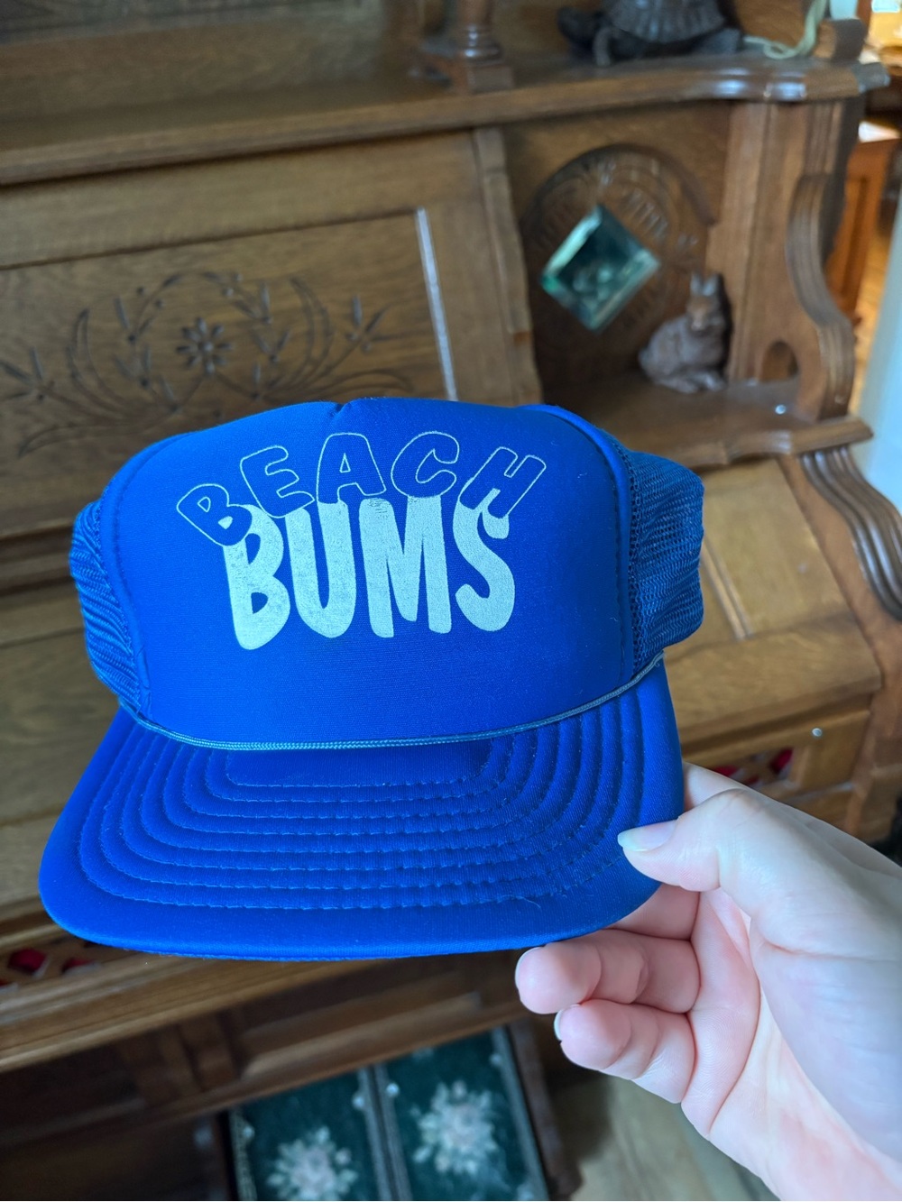 Beach Bums Royal Blue Retro Trucker Hat